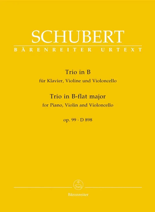 SCHUBERT - Trio in B-flat major op.99 - D 898