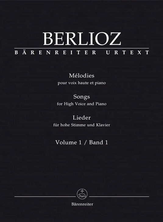 BERLIOZ - Mélodies for High Voice and Piano