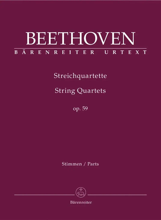 BEETHOVEN - String Quartets Op. 59 Parts