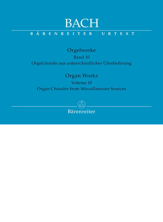 BACH - Orgelwerke 10