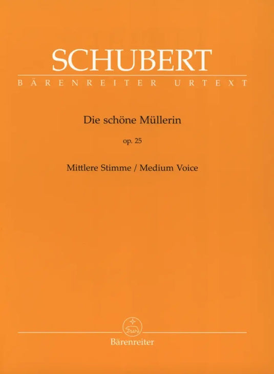 SCHUBERT - Die Schöne Müllerin Op.25 - Medium Voice