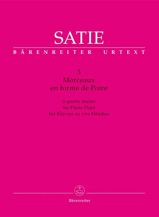 SATIE - 3 Morceaux en forme de Poire