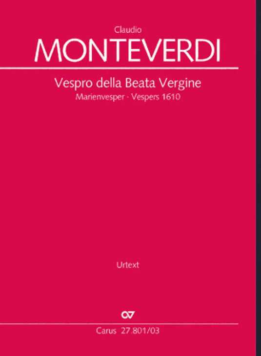 MONTEVERDI - Vespro della Beata Vergine