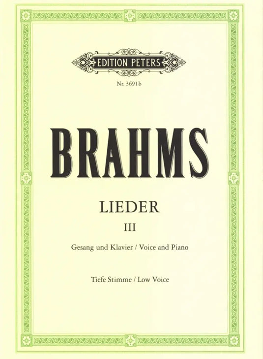 BRAHMS - Lieder Vol.3: 65 Songs