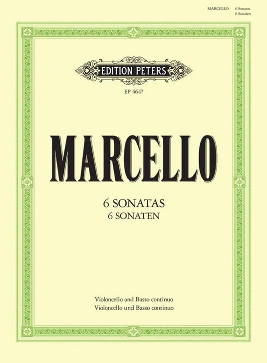 MARCELLO - 6 Sonatas