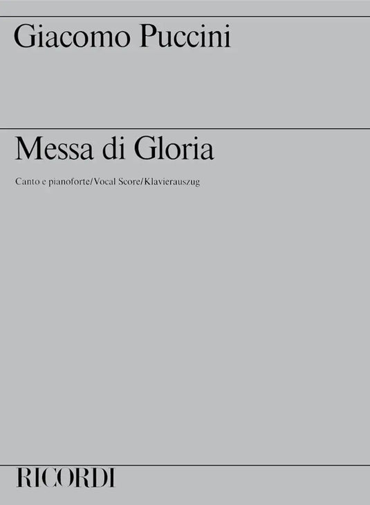 PUCCINI - Messa Di Gloria