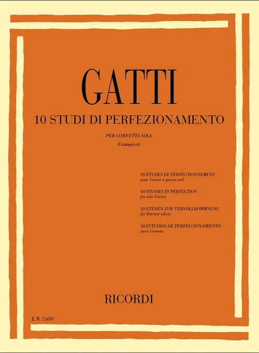 GATTI - 10 Studi Di Perfezionamento
