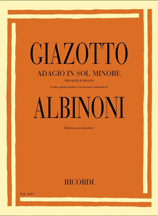 ALBINONI - GIAZOTTO - Adagio in sol minore