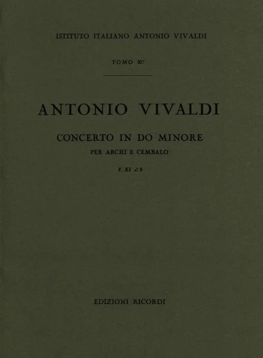 VIVALDI - Concerto in Do Minore F. XI n. 8 RV 120