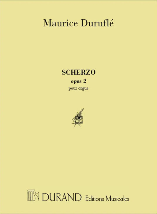 DURUFLÉ - Scherzo Pour Orgue Opus 2