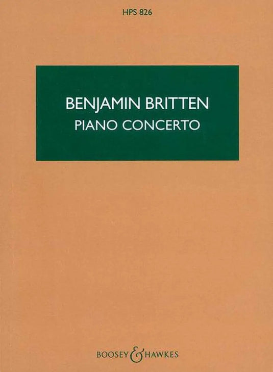 BRITTEN - Piano Concerto op. 13