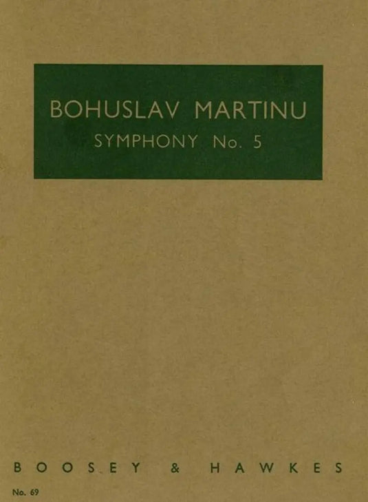 MARTINU - Symphony No. 5 H 310