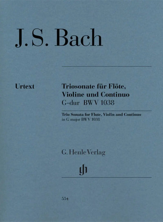 BACH - Triosonata for Flute Violin e Continuo in G major BWV 1038