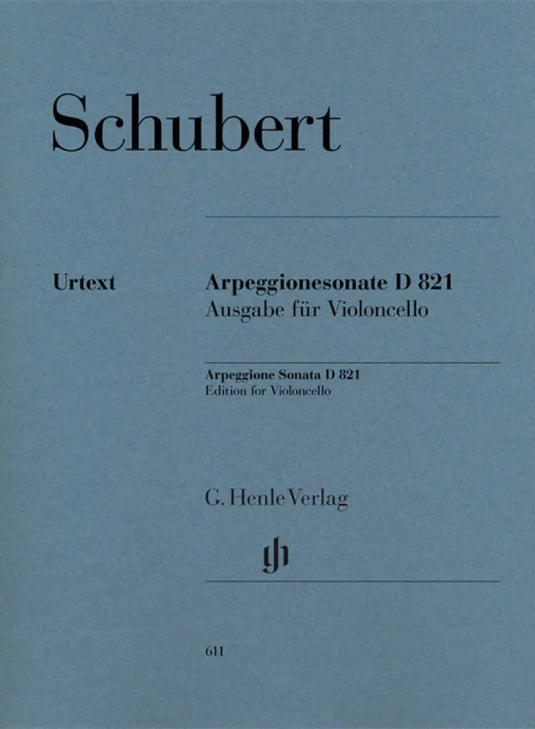 SCHUBERT - Arpeggione Sonata A Minor D 821 per Violoncello
