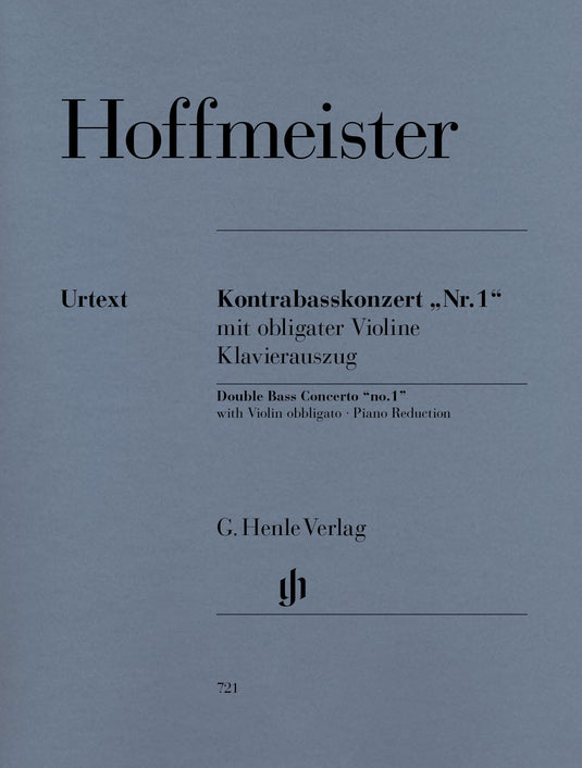 HOFFMEISTER - Double Bass Concerto “No. 1”