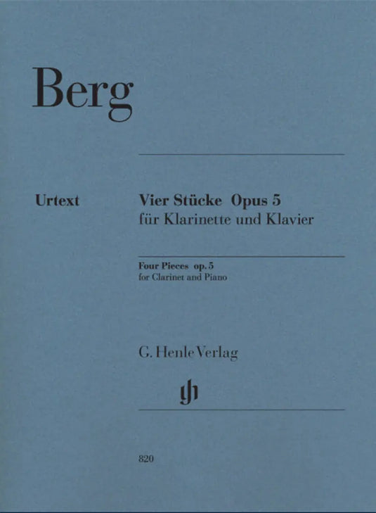 BERG - Four Pieces op. 5 - Clarinet and Piano