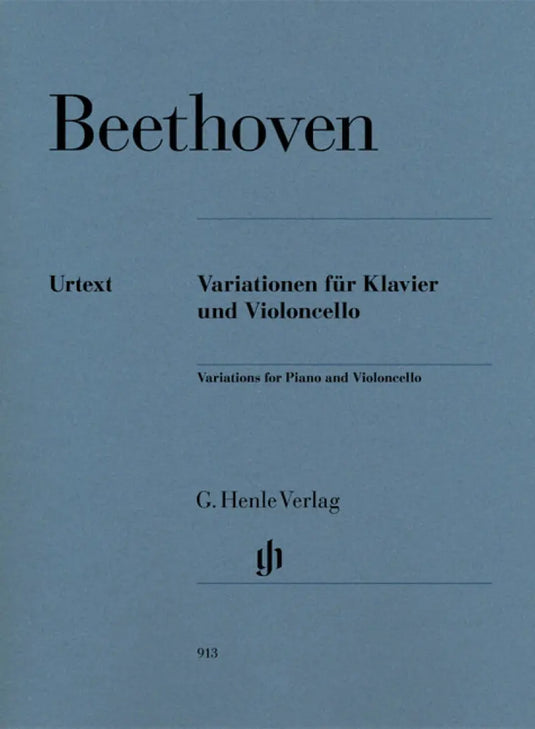 BEETHOVEN - Variations for Piano and Violoncello