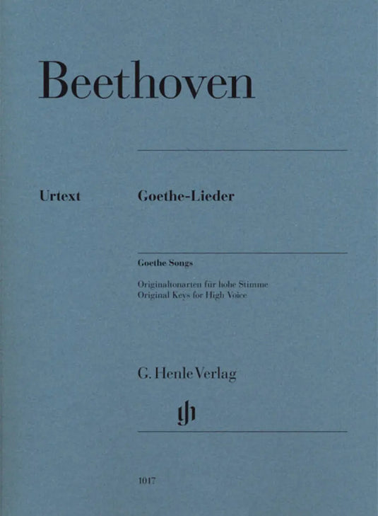BEETHOVEN - Goethe Songs