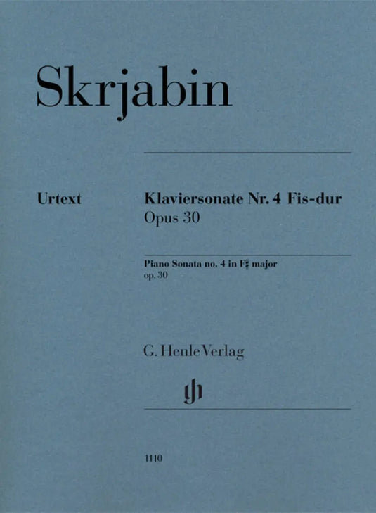 SKRJABIN - Piano Sonata No.4 F# major op.30