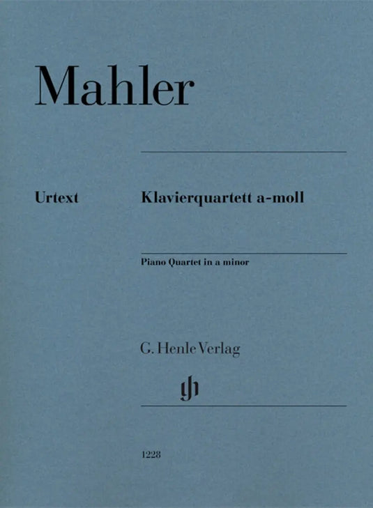 MAHLER - Klavierquartett a-moll