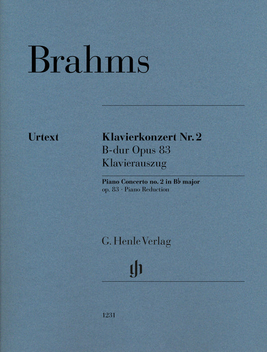 BRAHMS - Piano Concerto No. 2 in B flat major Op. 83