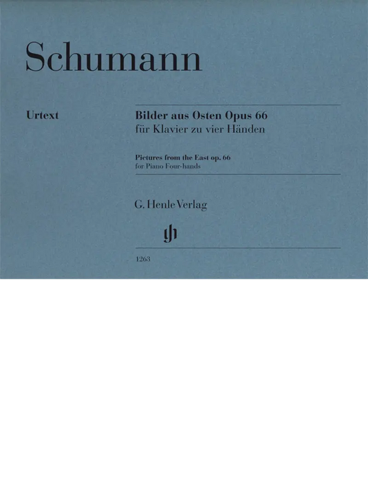 SCHUMANN - Pictures from the East op.66 - 4 mani