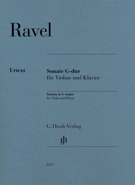 RAVEL - Violin Sonata In G Major