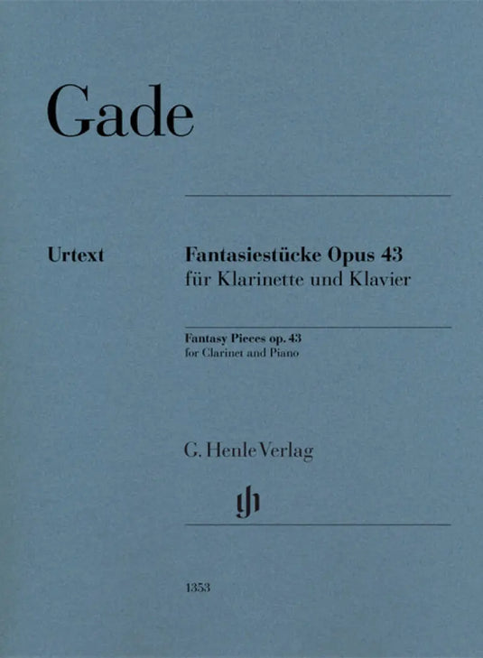 GADE - Fantasy Pieces op. 43 Clarinet and Piano