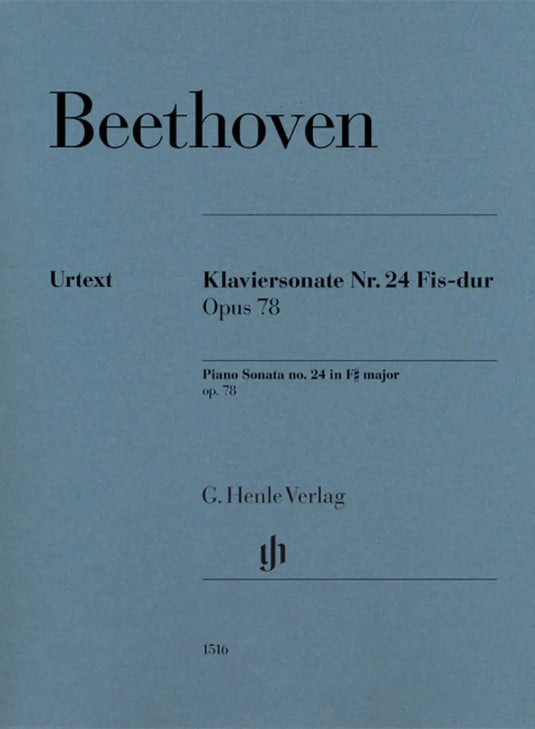 BEETHOVEN - PIANO SONATA IN F# MAJOR  OP.78 - À thérèse