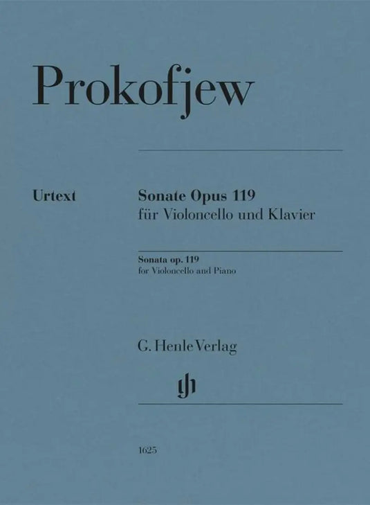 PROKOFJEW - Sonata in C major Op. 119  for Cello and Piano