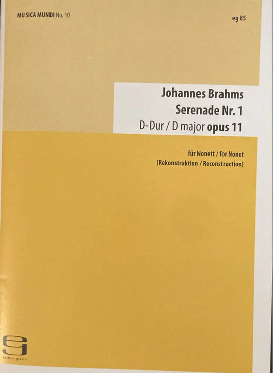 BRAHMS - Serenade nr.1 D major op.11 Nonetto