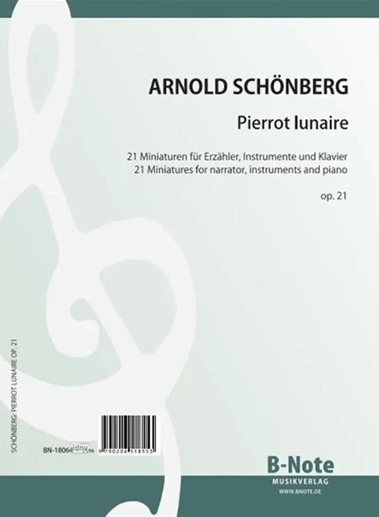 SCHONBERG - Pierrot Lunaire op.21