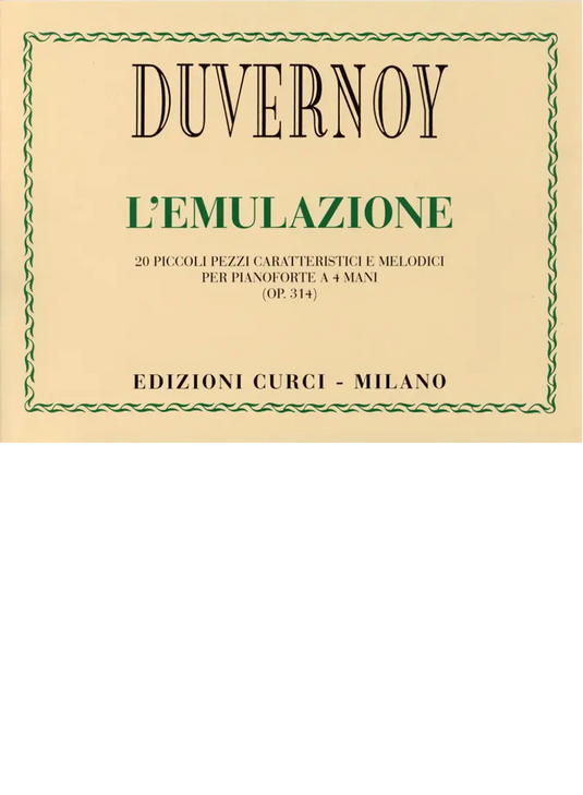 DUVERNOY - Emulazione Op. 314