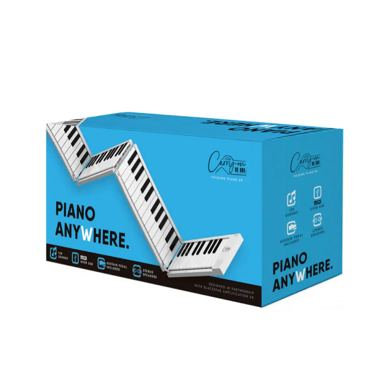 Carica immagine in Galleria Viewer, CARRY ON PIANO 88 TASTIERA PIEGHEVOLE BLACKSTAR Dinamica