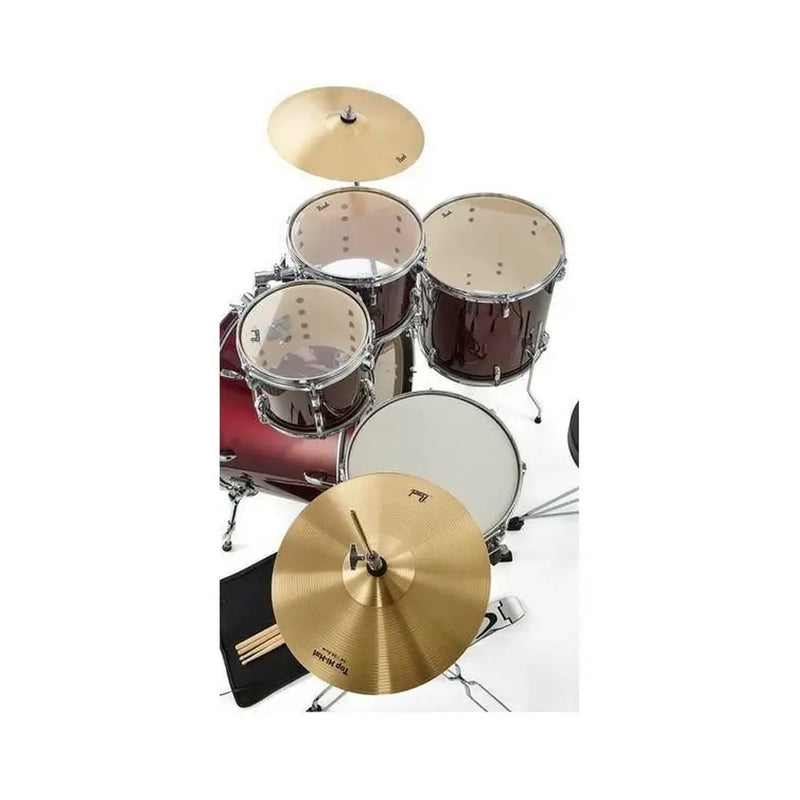 Carica immagine in Galleria Viewer, PEARL Batteria Roadshow 20" con 3 Piatti Solar by Sabian - Rosso Wine