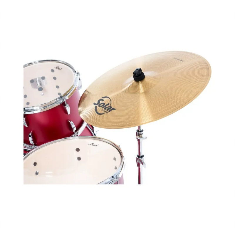 Carica immagine in Galleria Viewer, PEARL Batteria ROADSHOW PLUS 20" con 3 Piatti Solar by Sabian - Matte Red