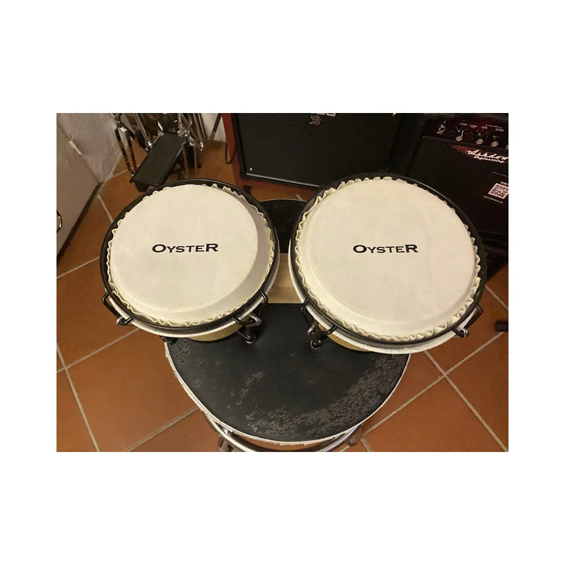 Carica immagine in Galleria Viewer, OYSTER JD103 NATURAL HW BK 7"/9" BONGOS
