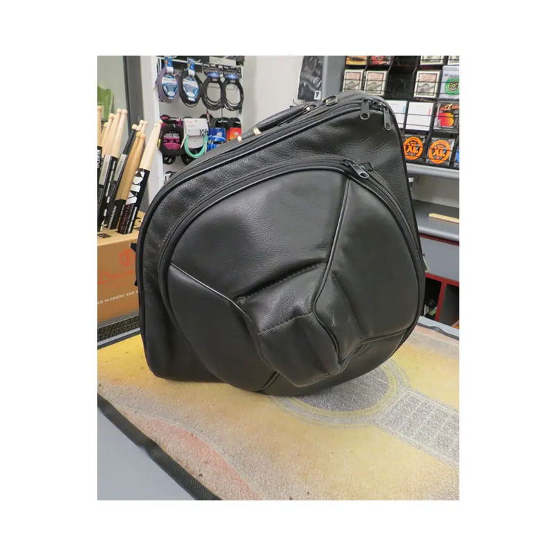 Carica immagine in Galleria Viewer, BAGS con Campana Smontabile in Pelle Nera per Corno