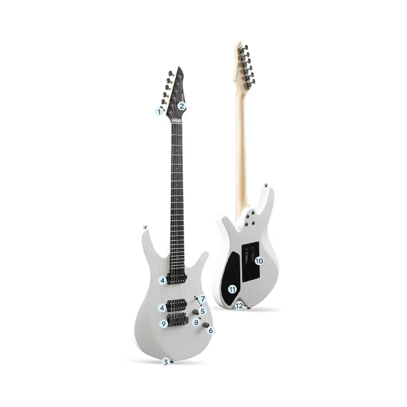 Carica immagine in Galleria Viewer, DIVITONE DSG-10 WH WHITE SMART GUITAR + BAG