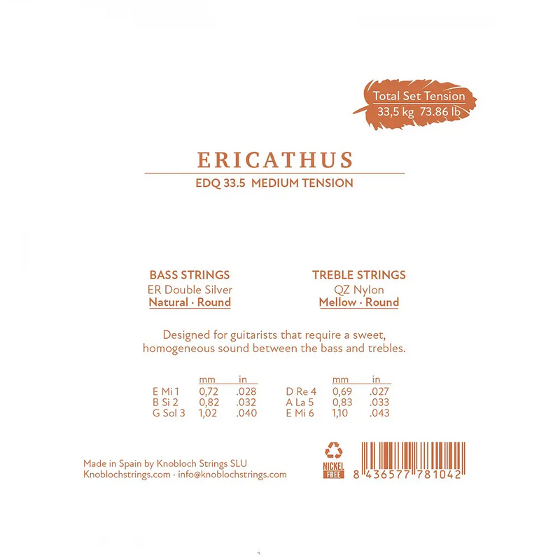 Carica immagine in Galleria Viewer, KNOBLOCH - MUTA ERITHACUS QZ Nylon 33.5