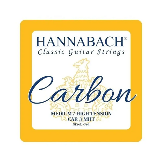 HANNABACH CARBON MEDIUM / HIGH TENSION DESCANT  CORDA SINGOLA di SOL