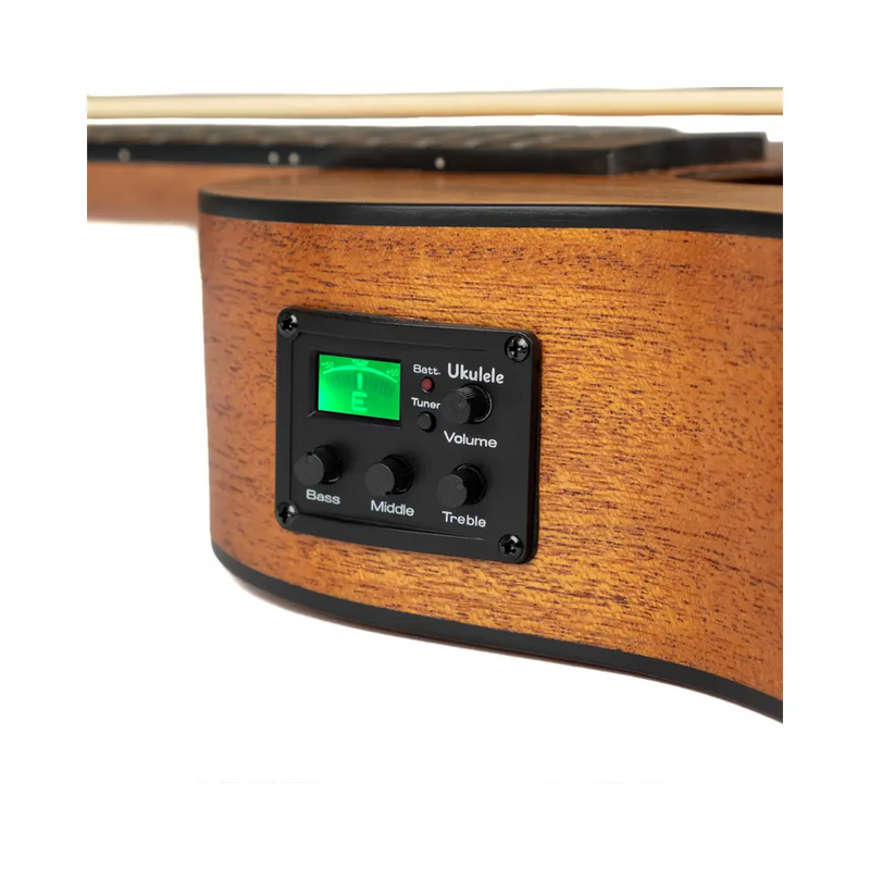 Carica immagine in Galleria Viewer, CASCHA UKULELE Bass Ukulele Mahogany con Borsa Amplificato