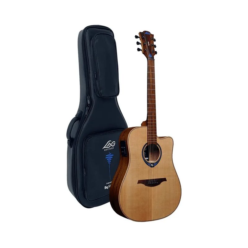 Carica immagine in Galleria Viewer, LAG THV10DCE-LB HyVibe 10 Tramontane Dreadnought