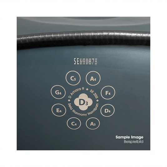 SELA Harmony Handpan D Kurd 9 – nitrided Steel