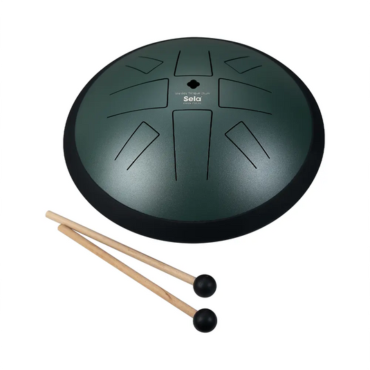 SELA MELODY TONGUE DRUM 10" C DARK GREEN