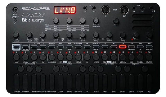 SONICWARE - Liven 8Bit Warps Black Edition