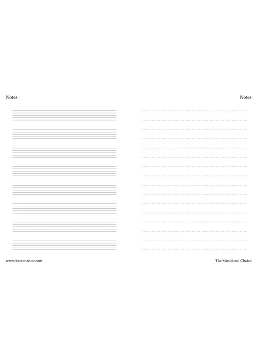Quaderno Tascabile Barenreiter Mozart