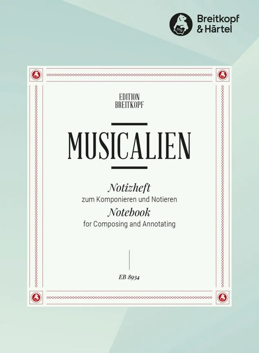 Quaderno Tascabile Breitkopf & Haertel Instrument