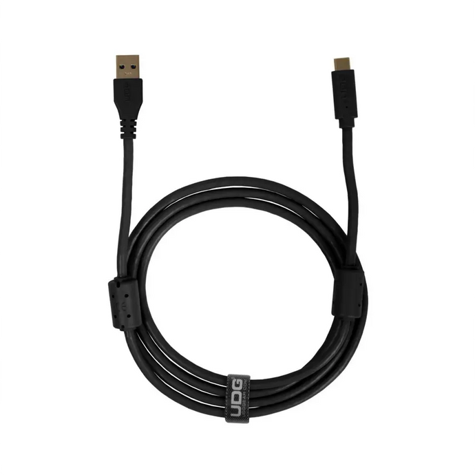 U98001BL - Ultimate Audio Cable USB 3.0 C-A Black Straight 1,5m