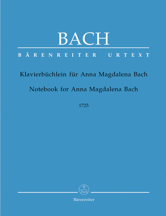 BACH - IL QUADERNO DI ANNA MAGDALENA - Klavierbuchlein fur Anna Magdalena Bach